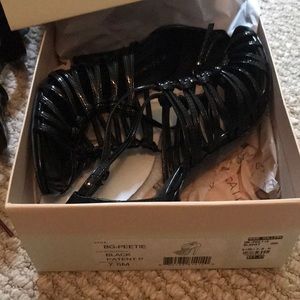 Bcbg Black strappy heel